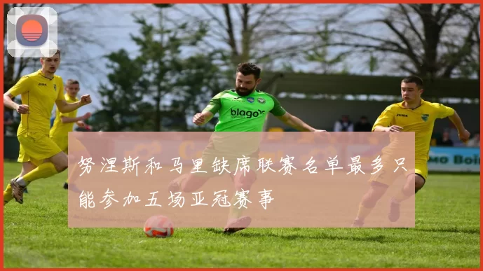 努涅斯和马里缺席联赛名单最多只能参加五场亚冠赛事